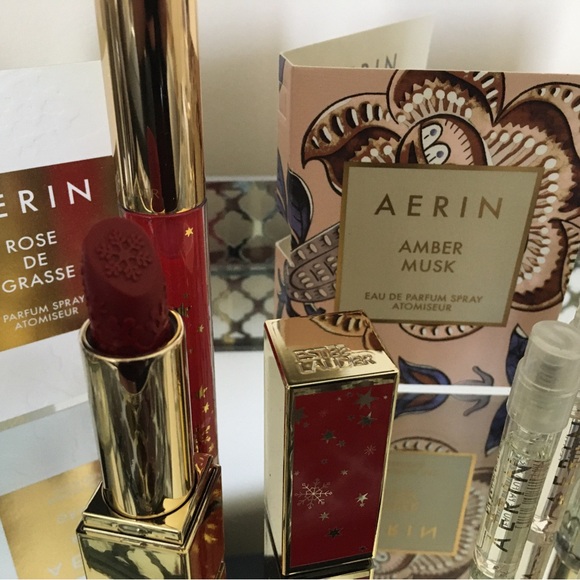 Estée Lauder assorted perfume samples. Full size lipstick & gloss. - Picture 3 of 5